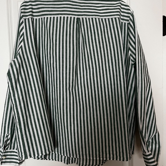 Tomboy shirt in green stripe - Picture 4 of 6